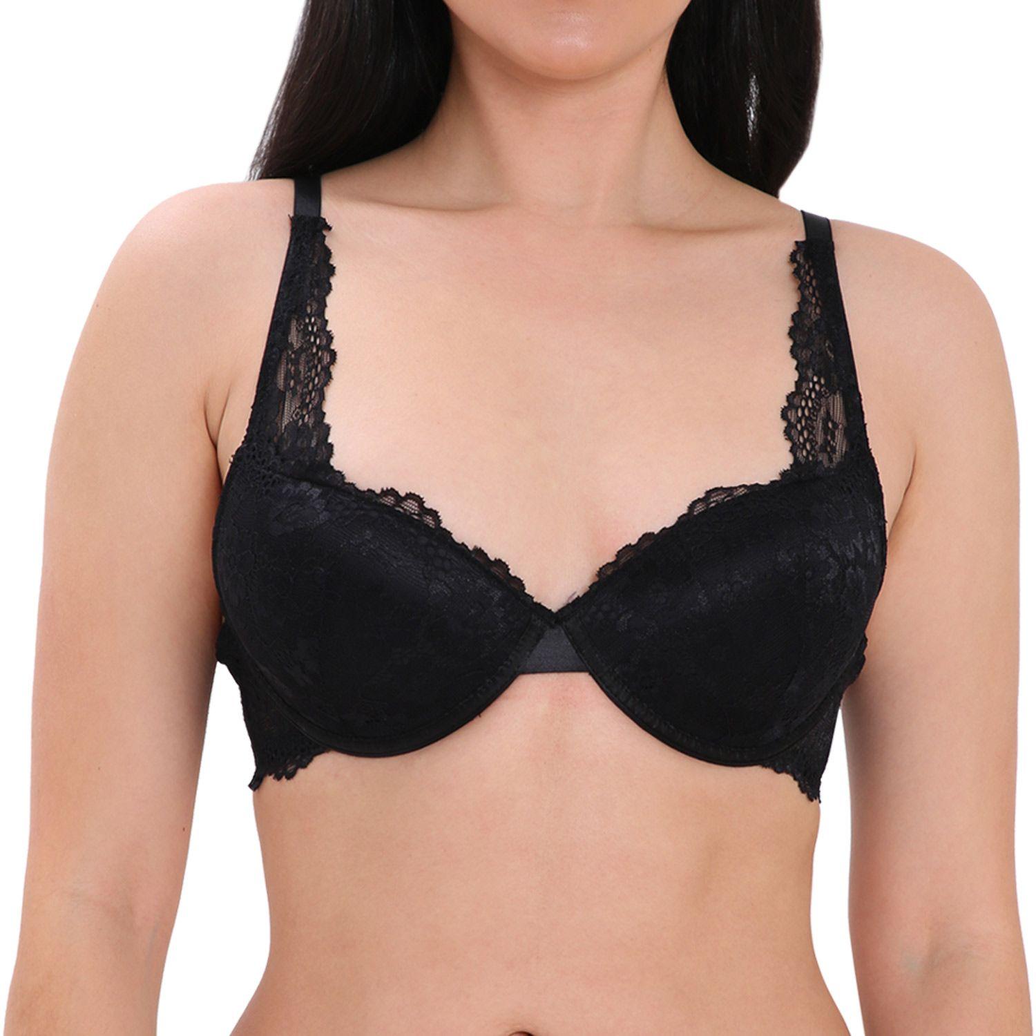 Sostén Mujer Cruce Delantero Raceback Negro Fashion's Park-0