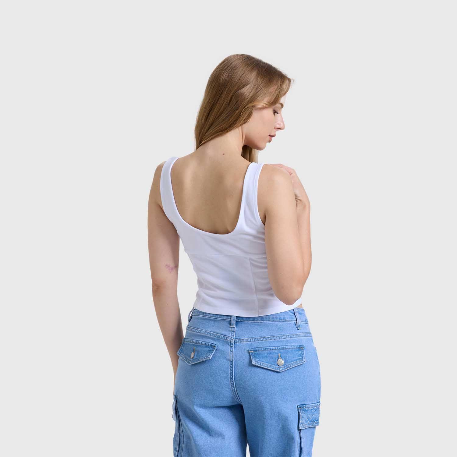 Polera Mujer Rosita Blanco Fashions Park-2