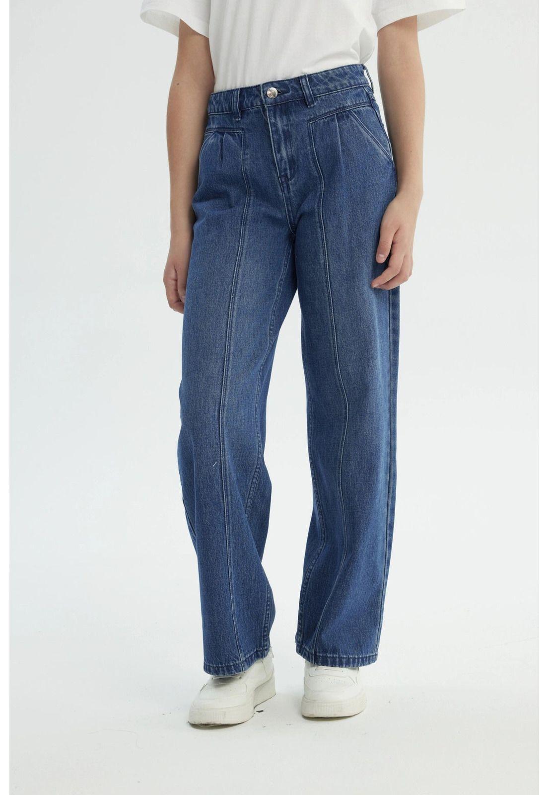 Jeans Niña Wide Leg Azul - XlV-0