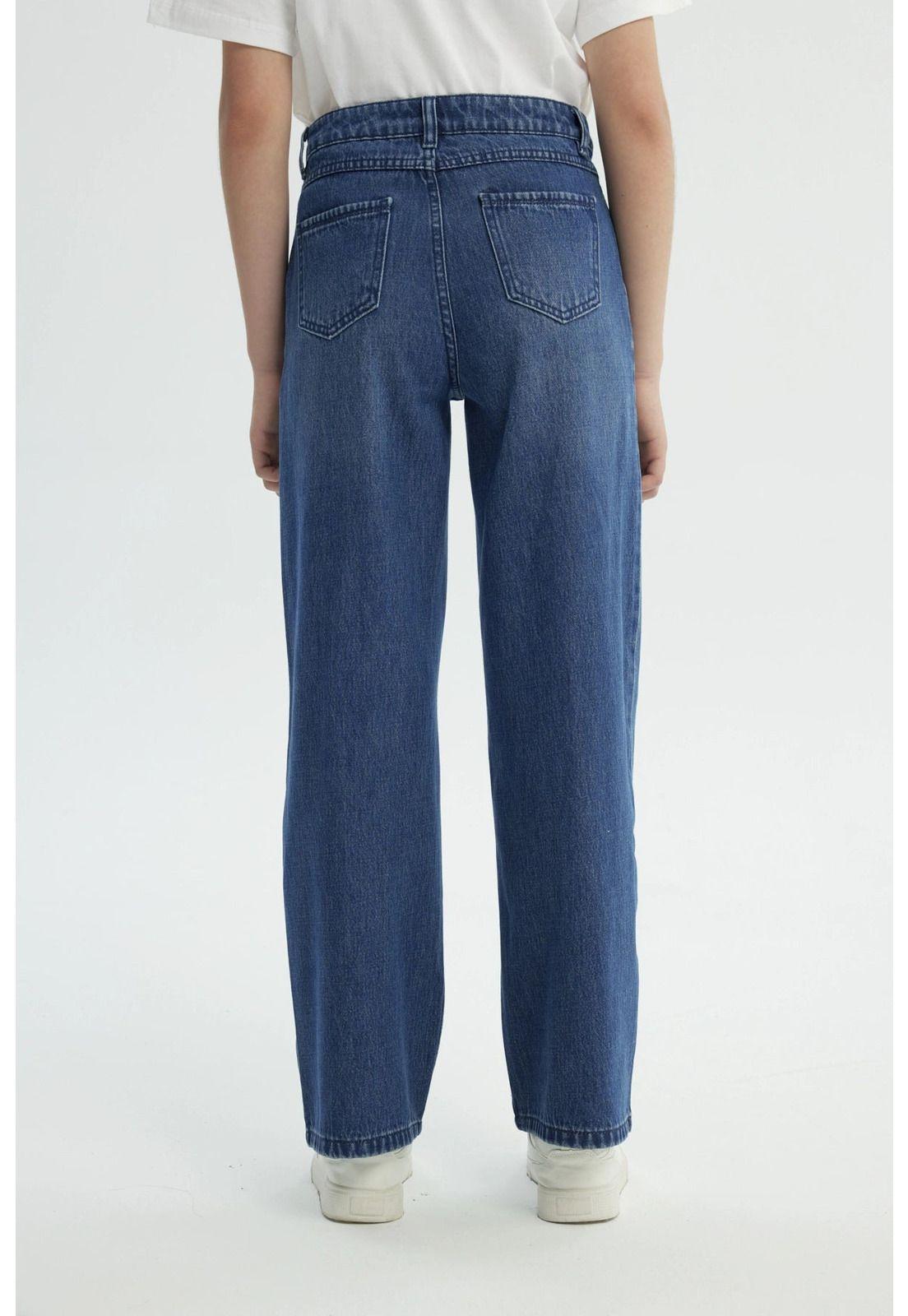 Jeans Niña Wide Leg Azul - XlV-2
