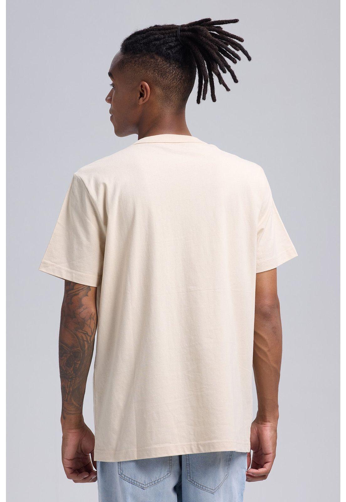 Polera Hombre Print Western Beige-2