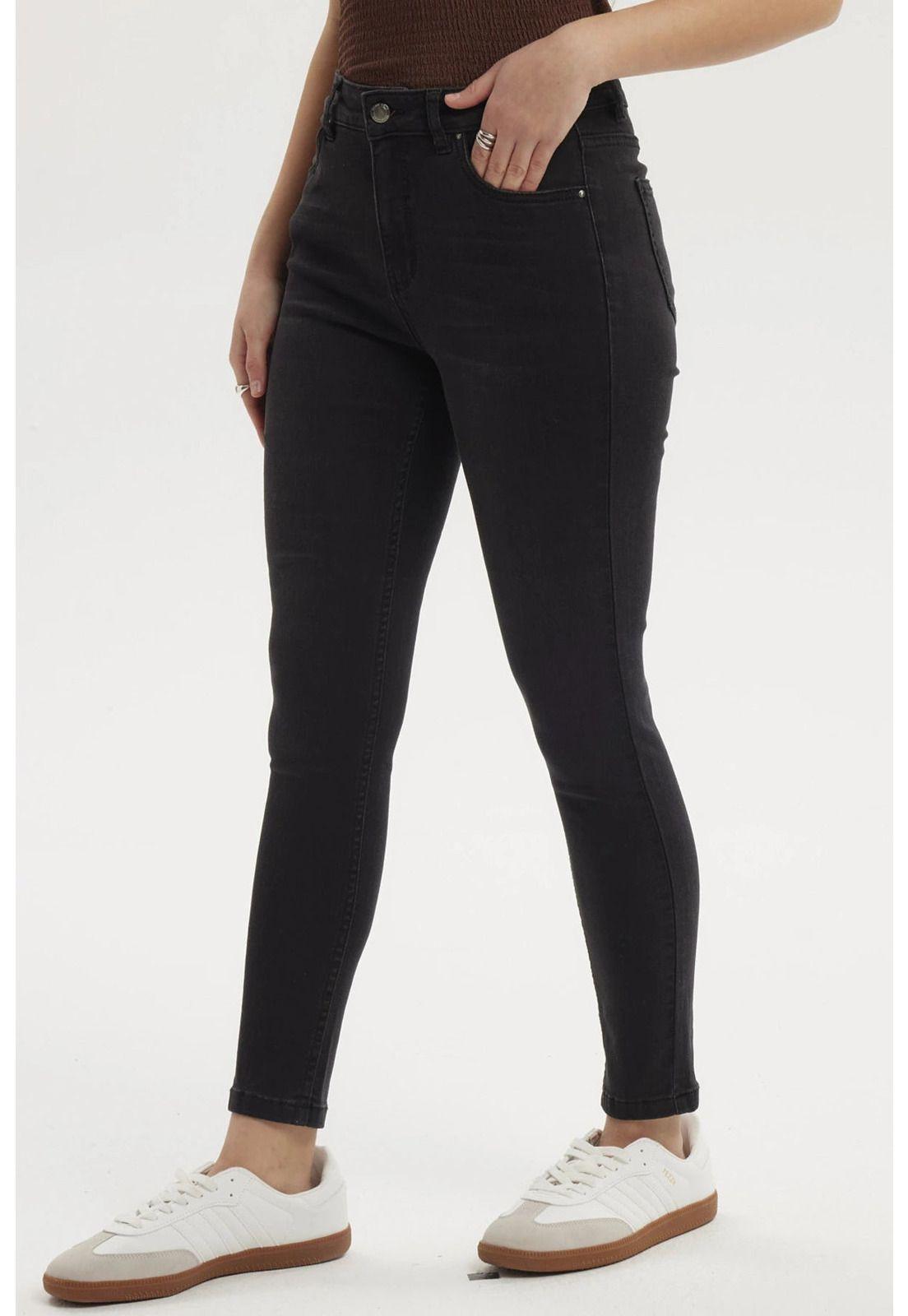 Jeans Mujer Super Skinny Estela Negro - ll-2