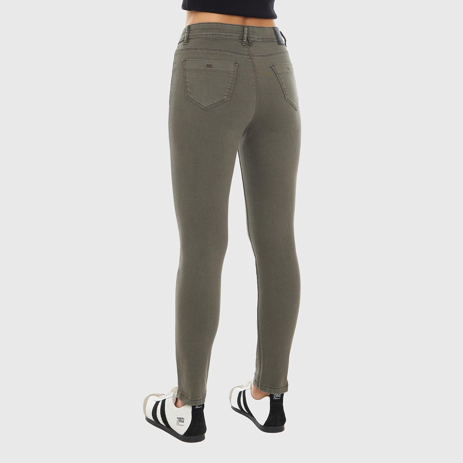 Jeans Mujer Emilia Verde Militar Fashion's Park-2
