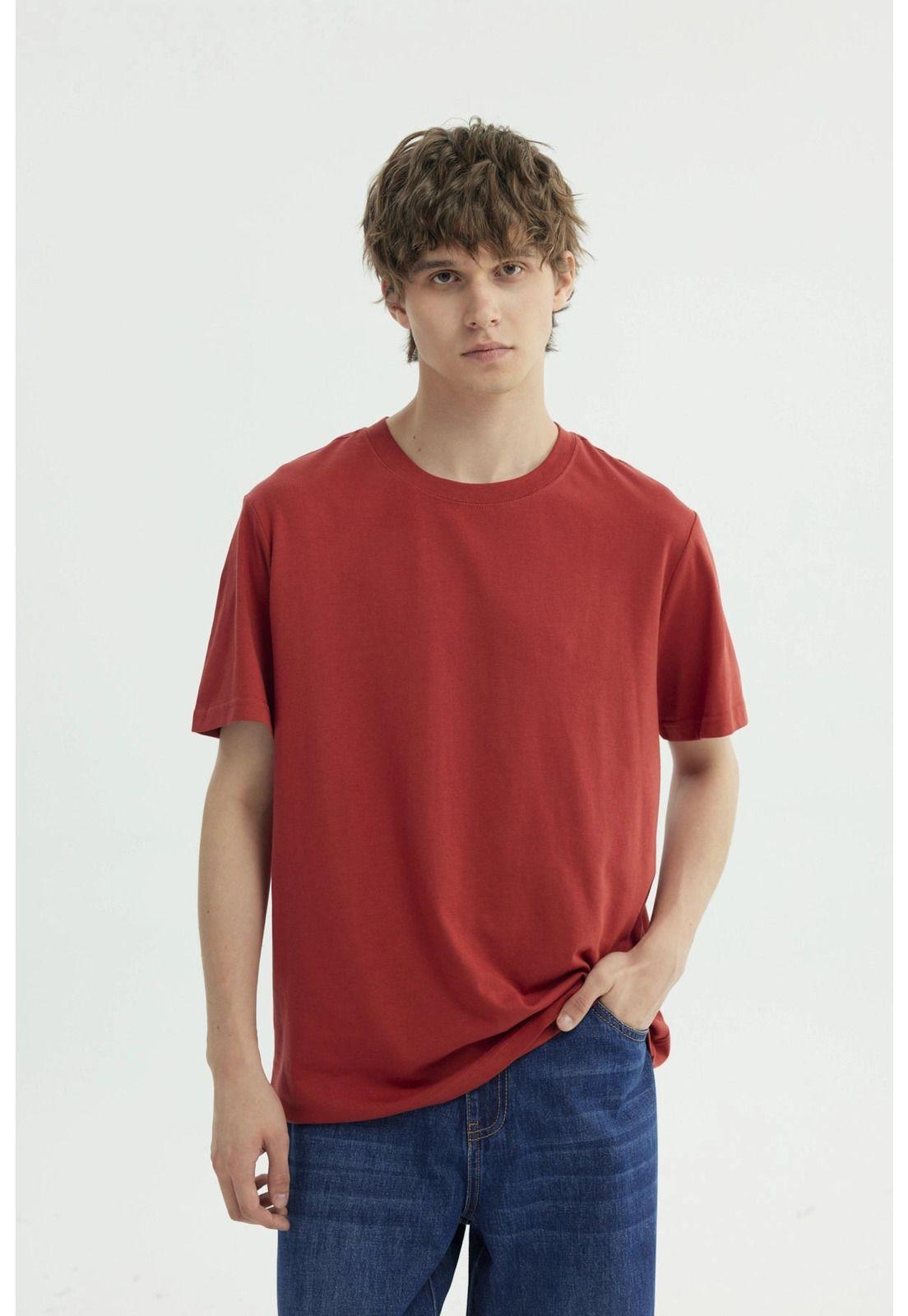 Polera Hombre Regular Ocre - ll-0