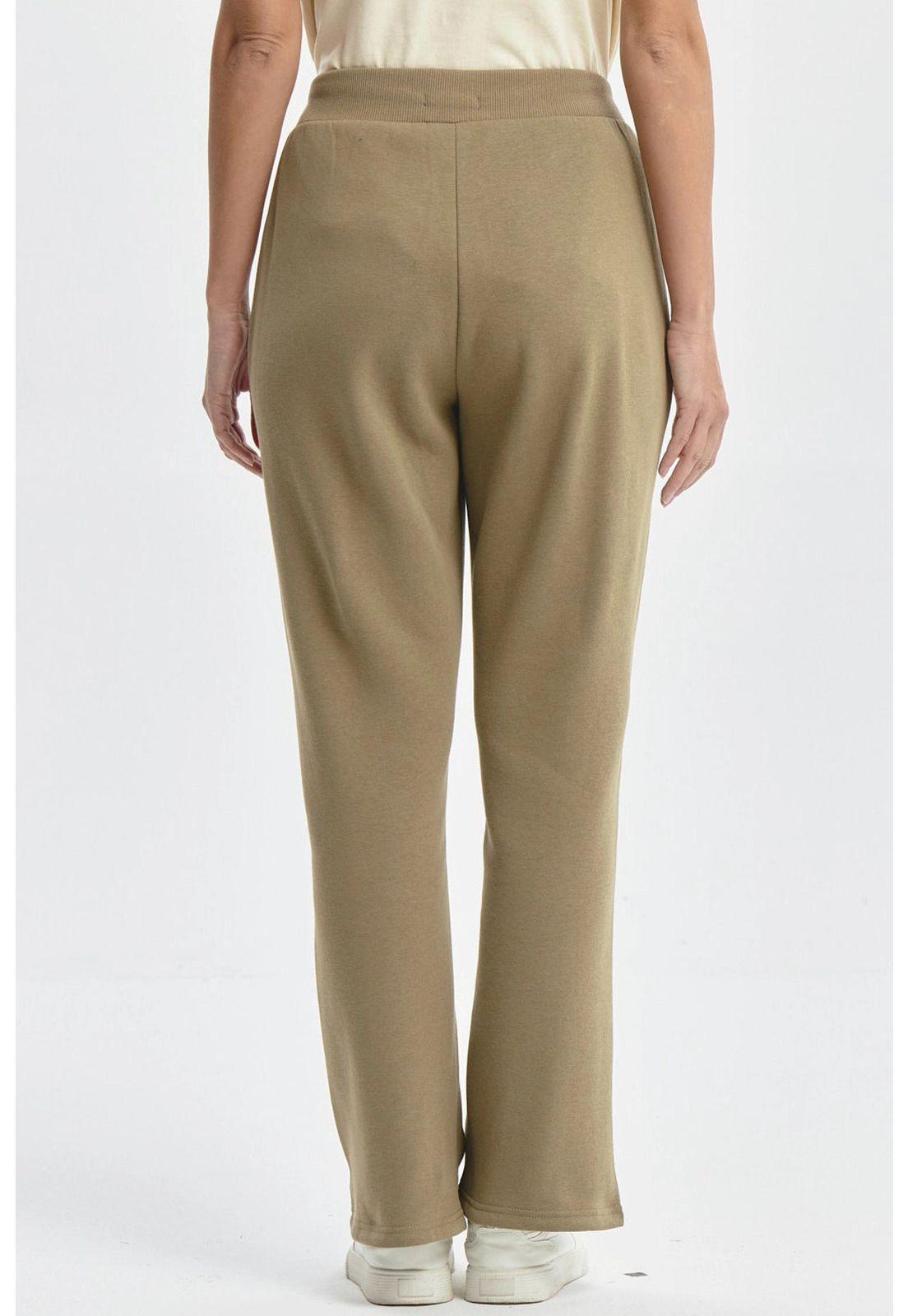 Pantalón Buzo Mujer Clásico Flare Verde-2