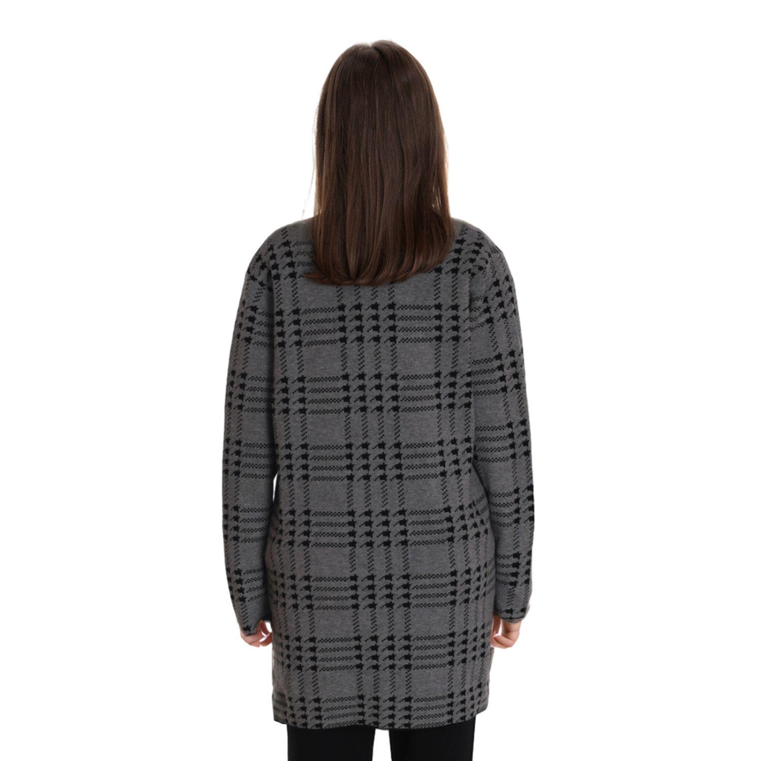 Sweater Mujer Rapport Gris-1