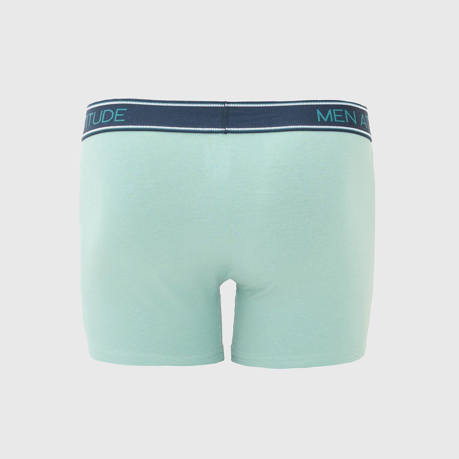 Boxer Hombre Bipack Verde Oscuro-1