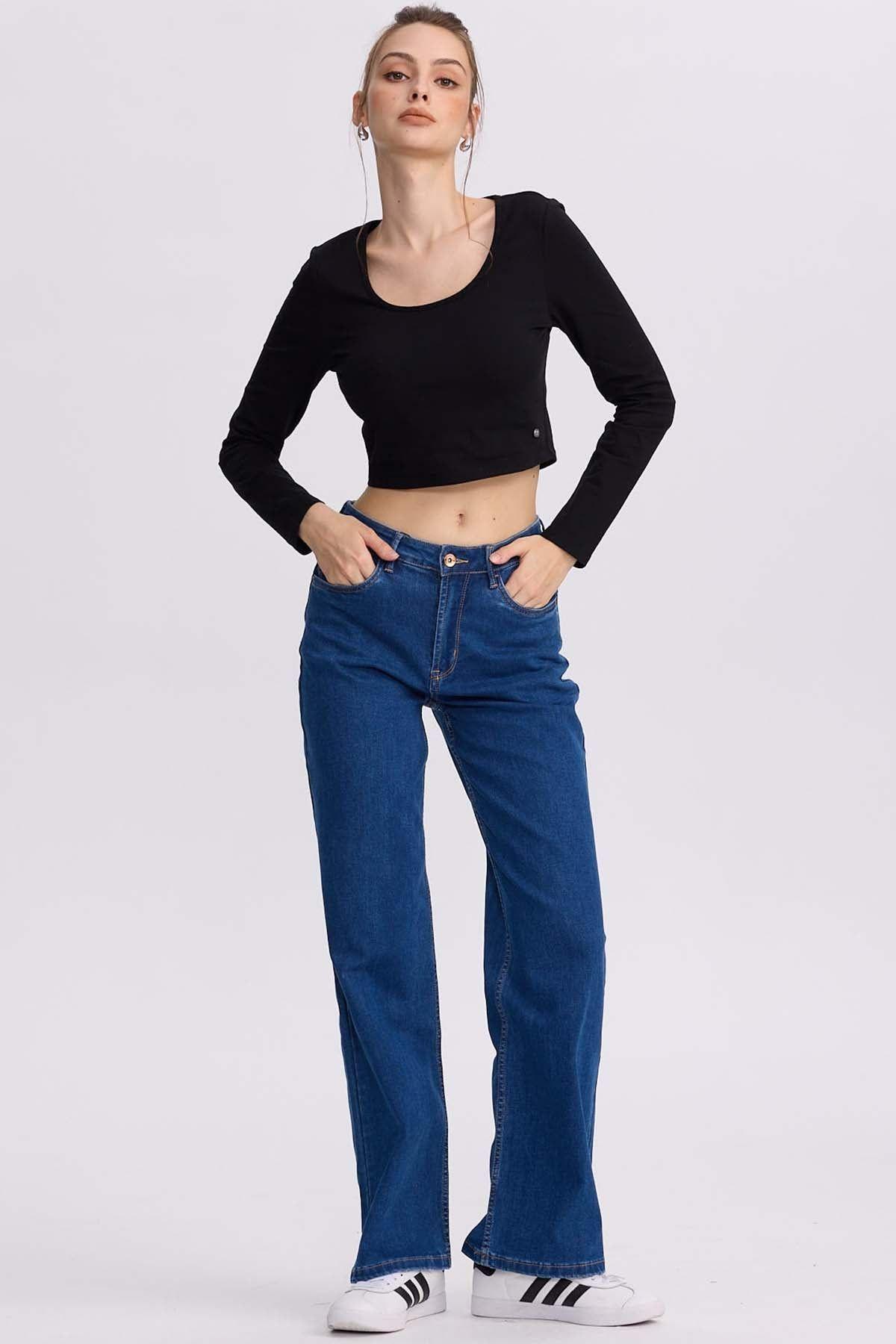 Polera Mujer Lisa Negro-3