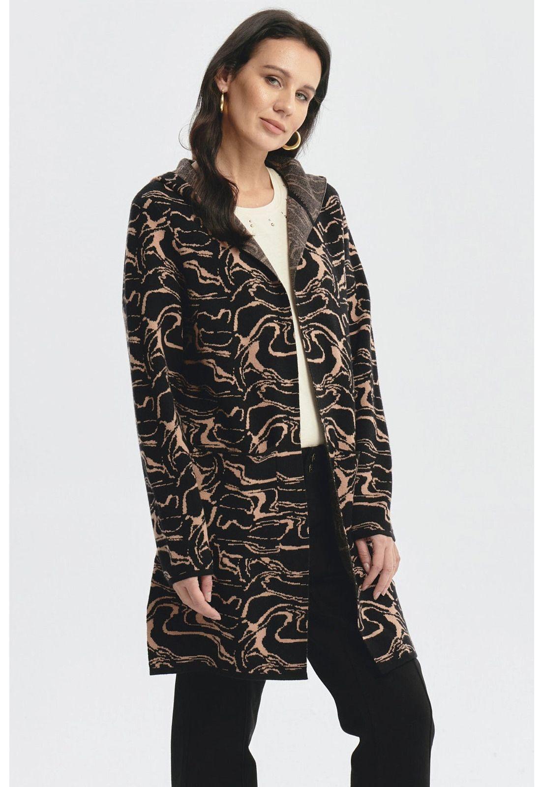 Sweater Mujer Tapado Negro - V-1