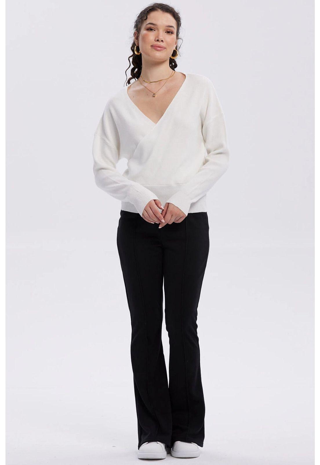 Sweater Mujer Delantero Crudo-3