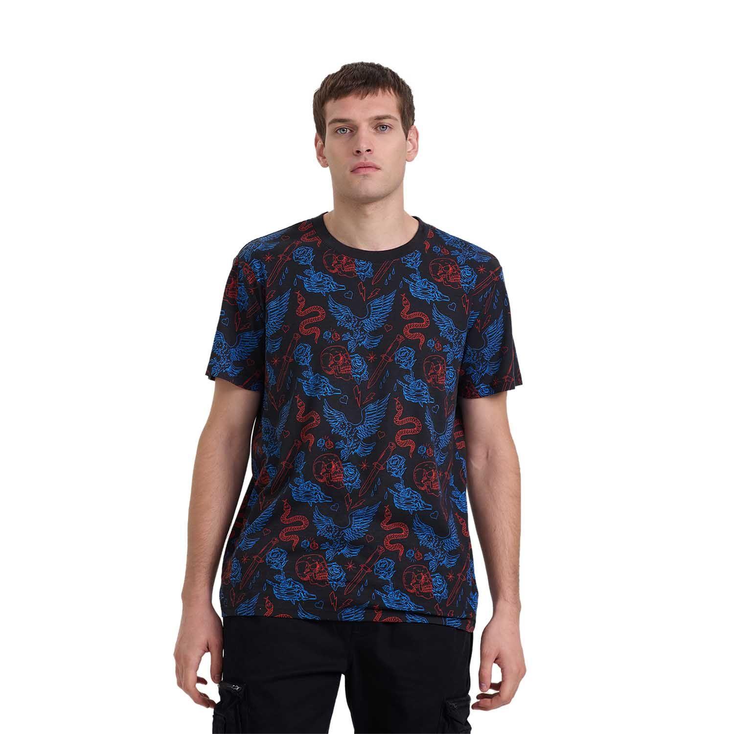 Polera Hombre Full Rapport Negro Fashion's Park-0