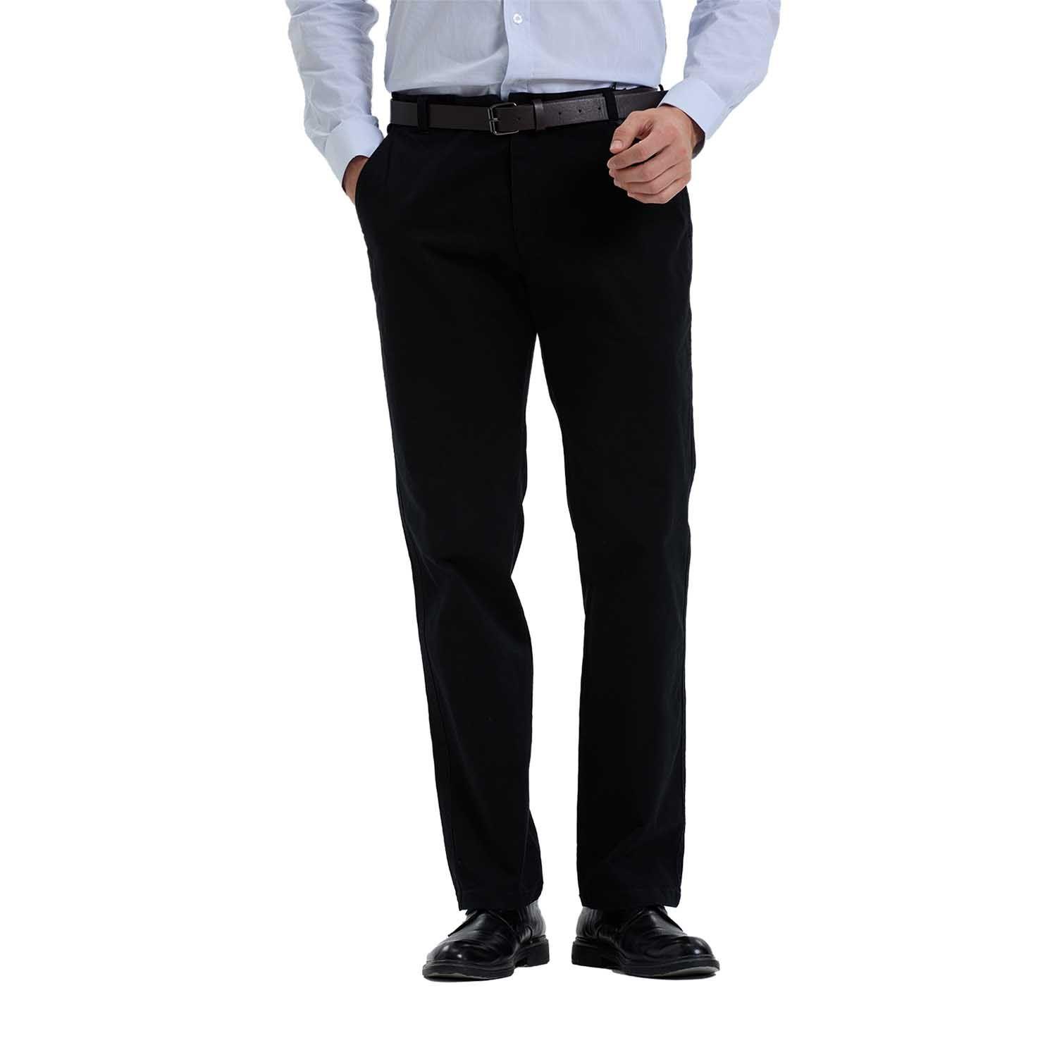 Pantalón Hombre Modelo Chino Cinturón Negro Fashion´s Park-0