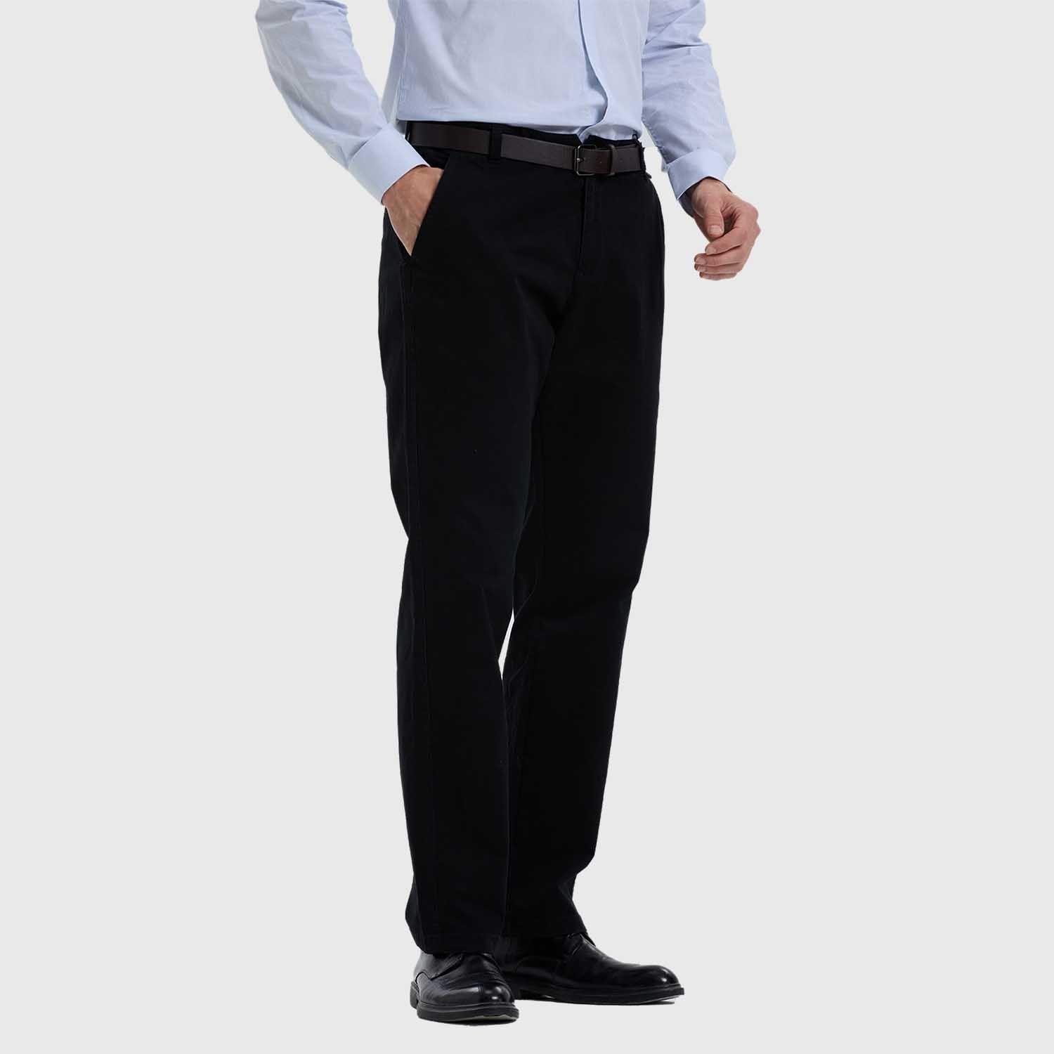 Pantalón Hombre Modelo Chino Cinturón Negro Fashion´s Park-1
