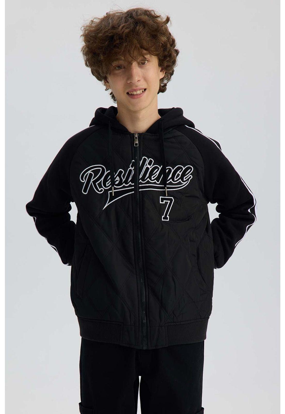 Chaqueta Niño Bomber Negro-0