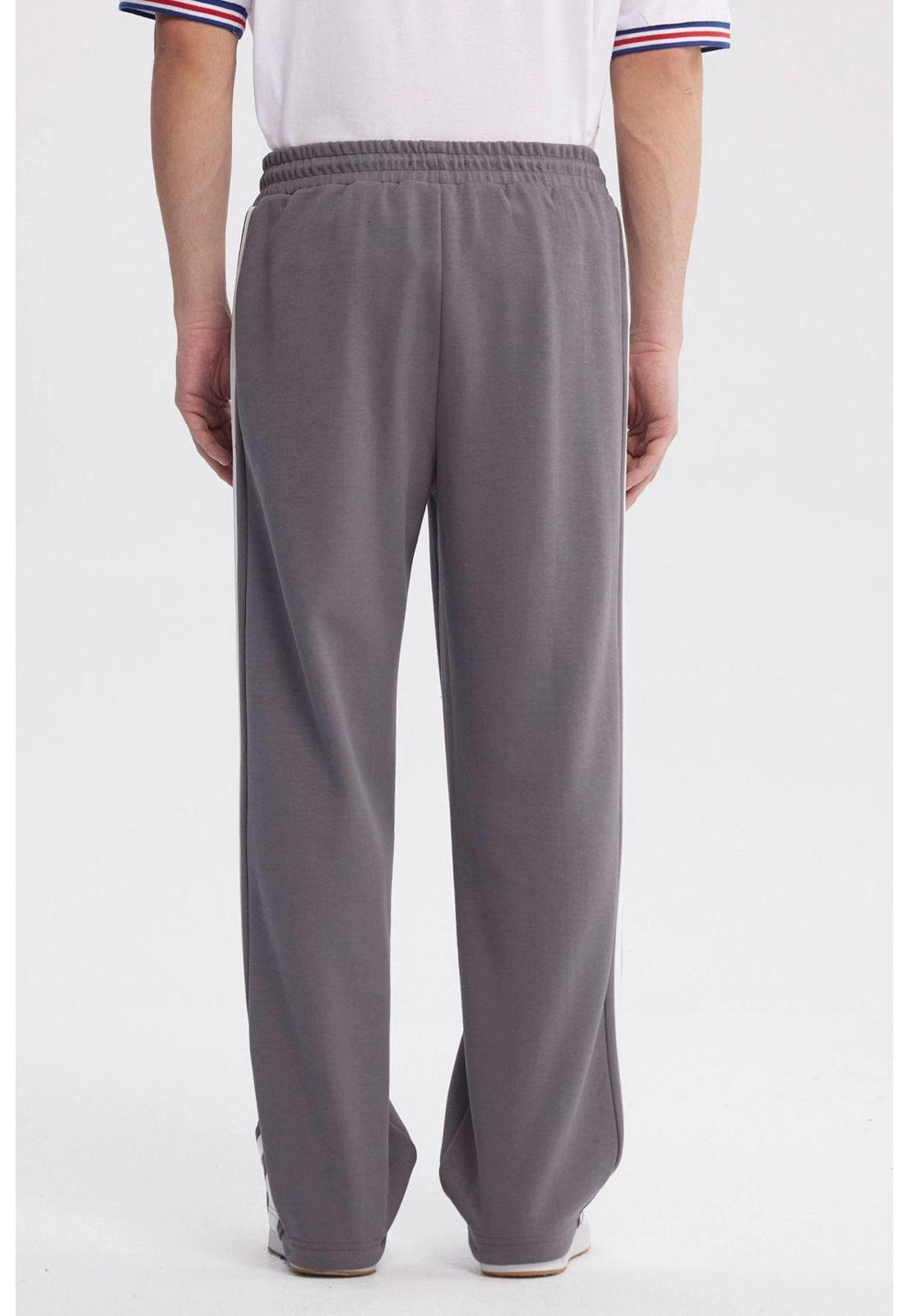 Pantalón Buzo Hombre Calce Recto Gris - lV-2