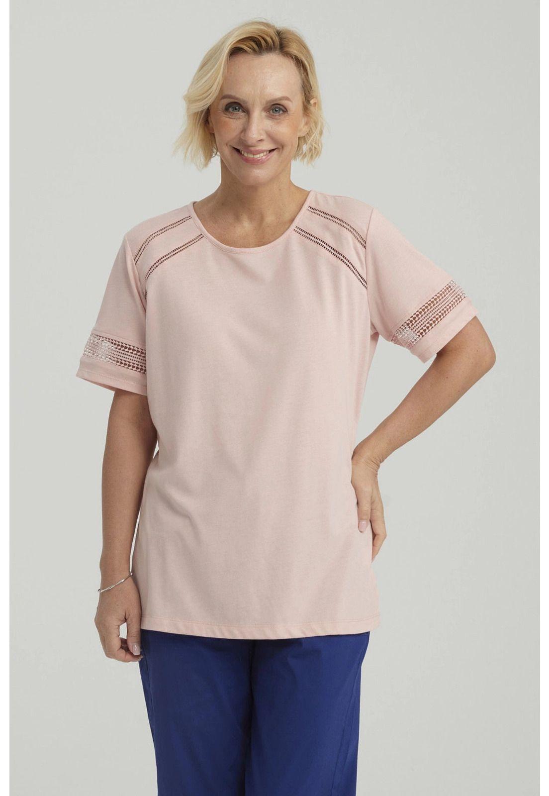 Polera Mujer Detalle Macramé Verde Claro-3