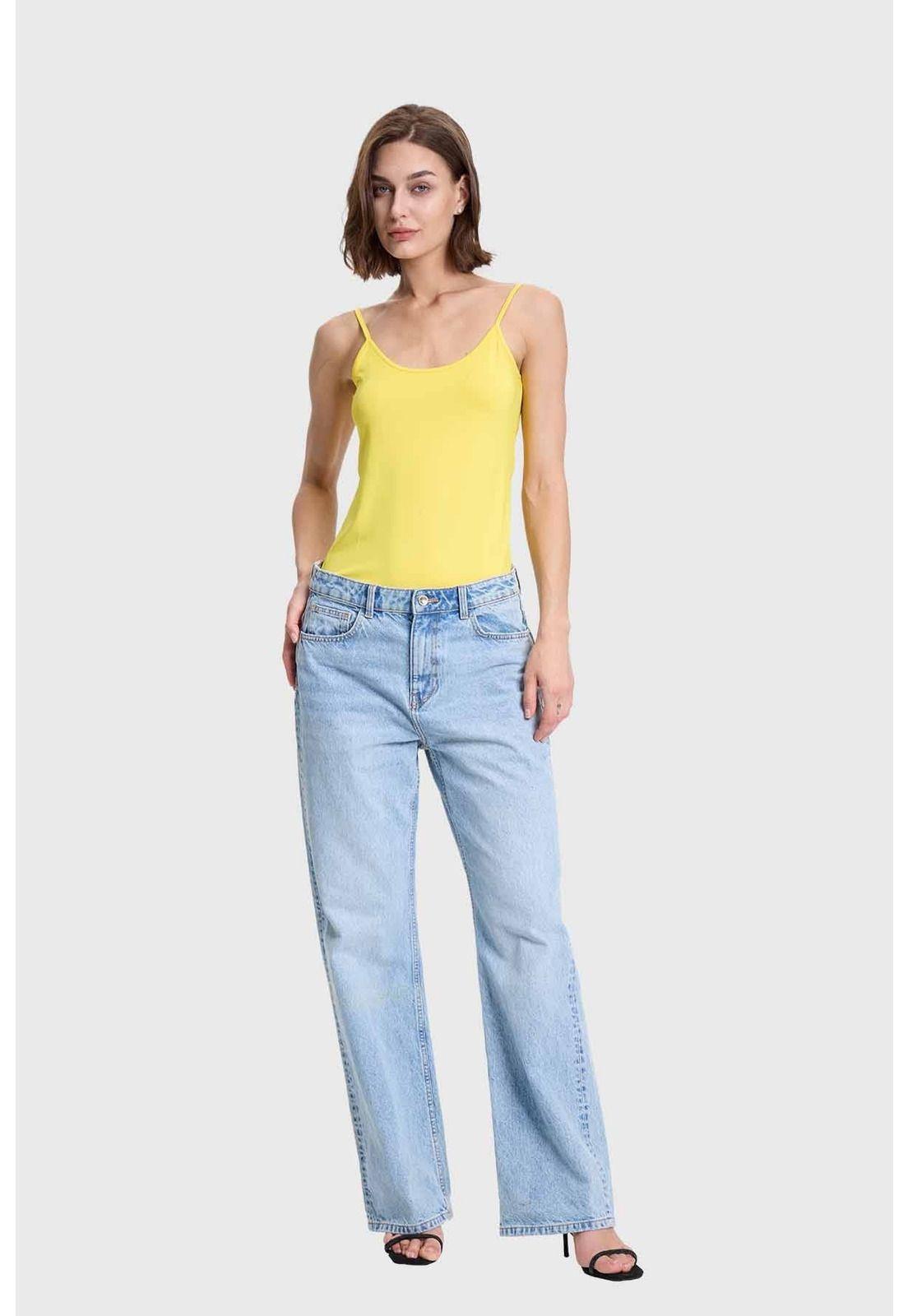 Polera Mujer Peto Pabilo Amarillo-3