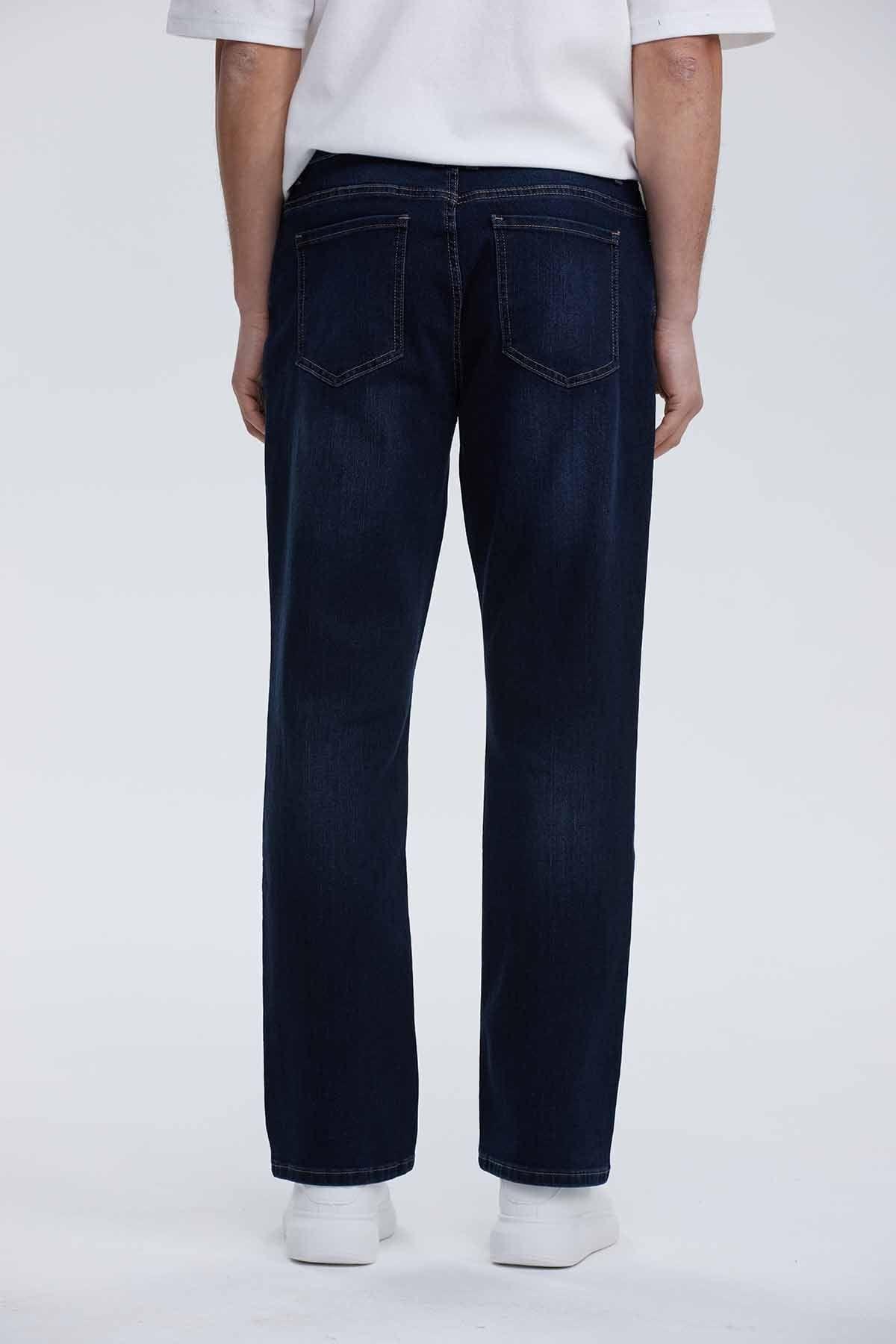 Jeans Hombre Recto Focalizado Azul Oscuro-2