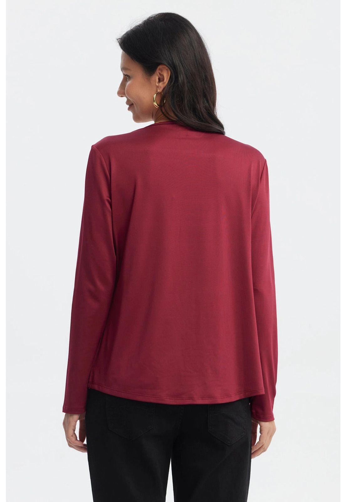 Polera Mujer Slim Rojo-2