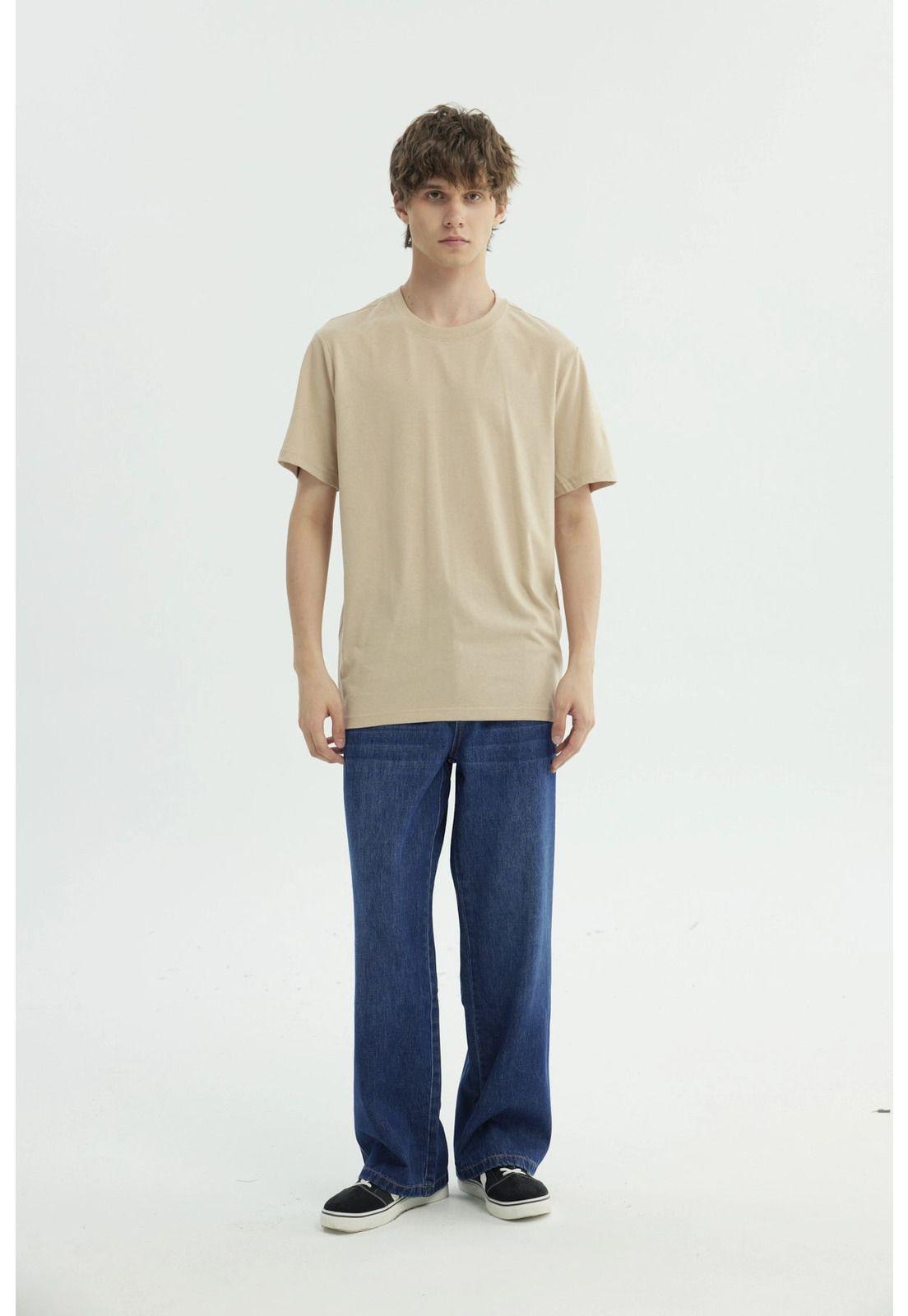 Polera Hombre Regular Kaki-3