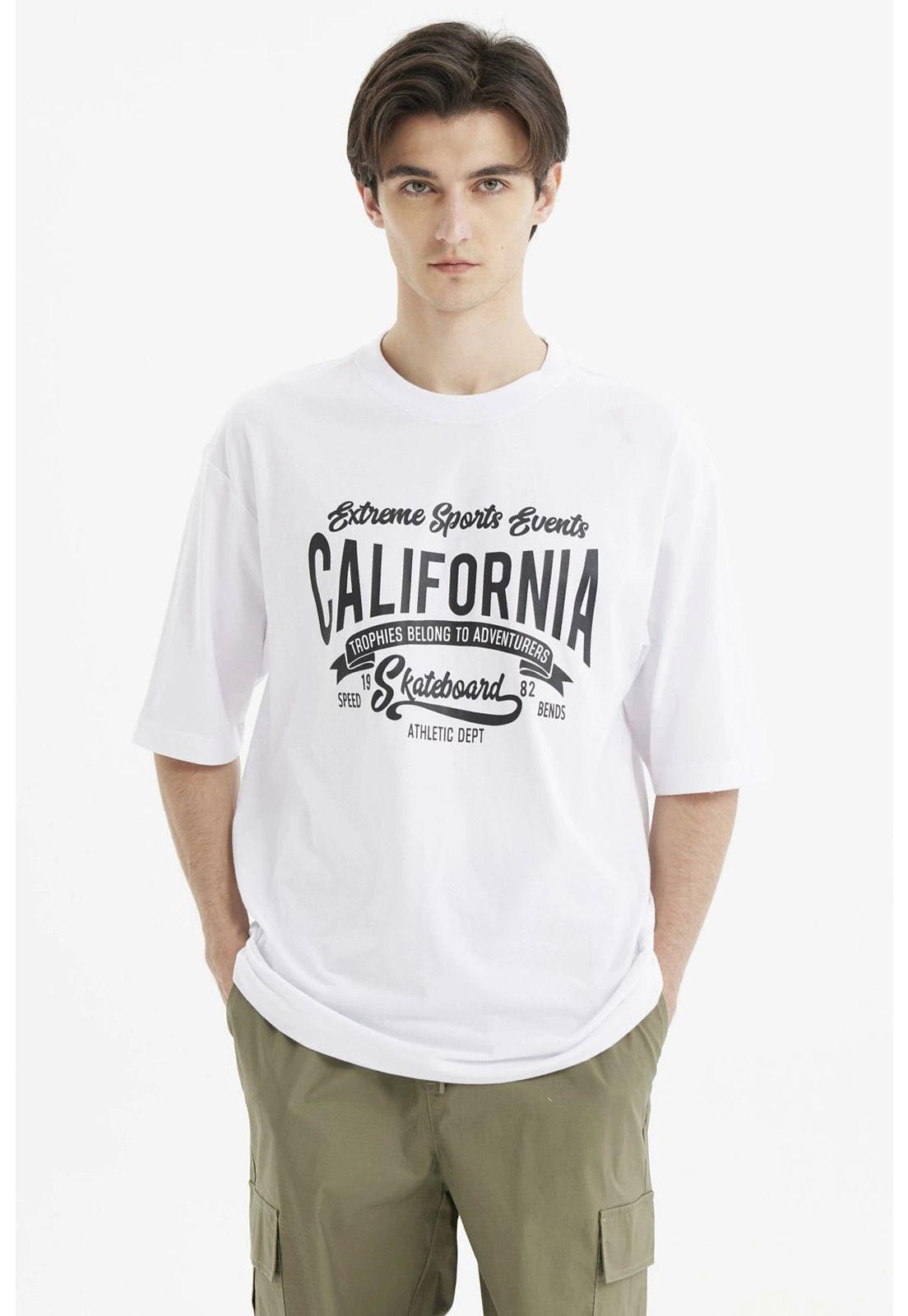 Polera Hombre Oversize Brooklyn Blanco-0