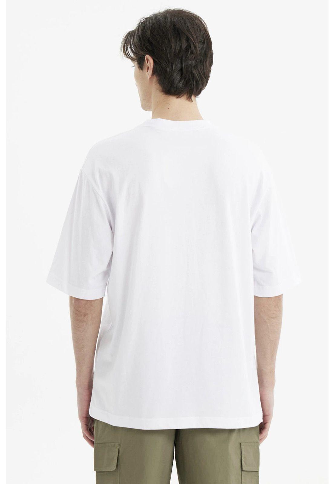 Polera Hombre Oversize Brooklyn Blanco-2