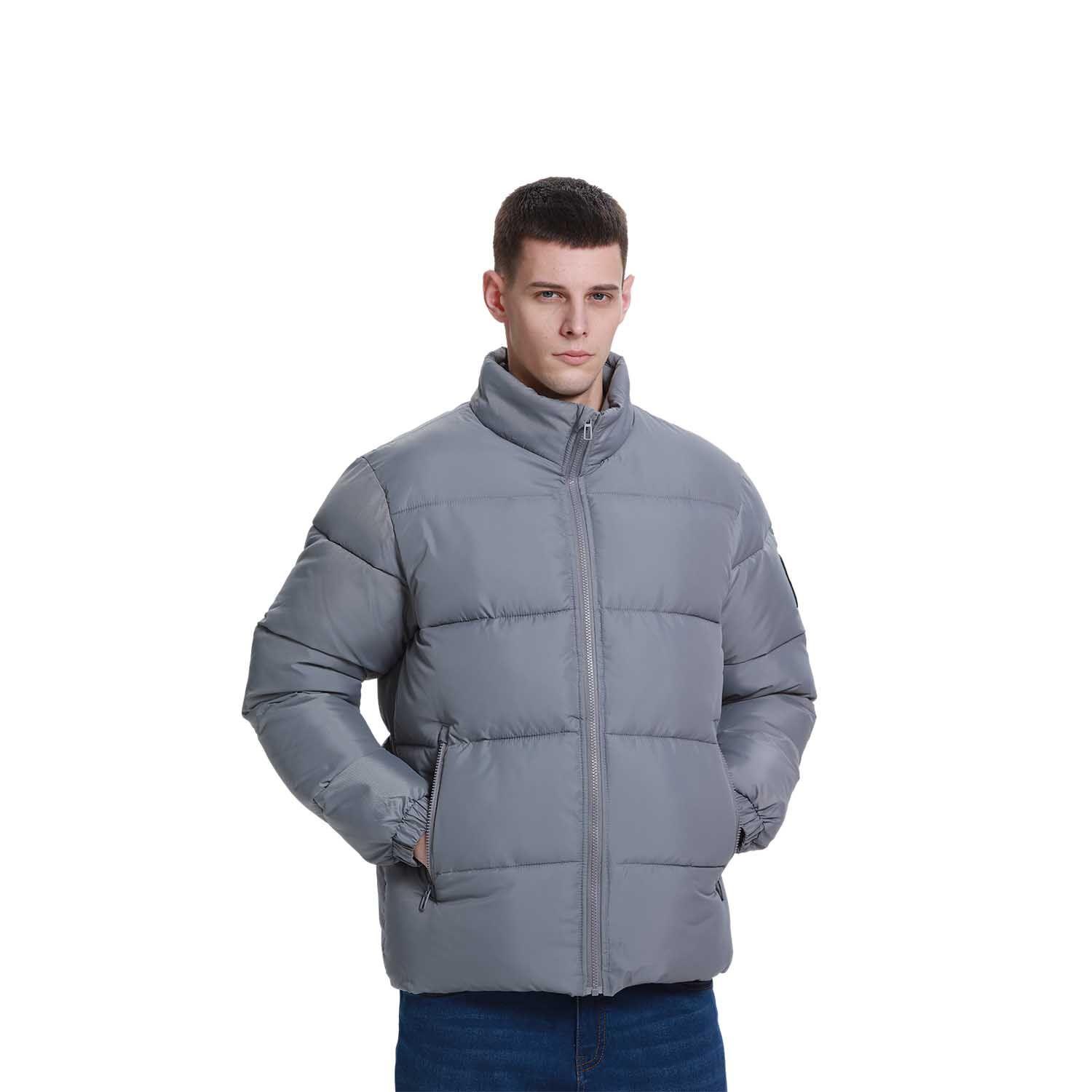 Parka Hombre Puffa Gris-0