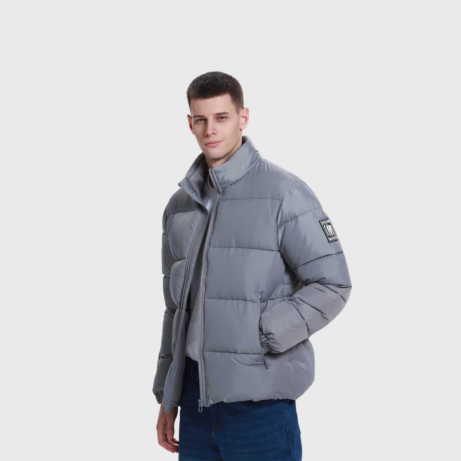 Parka Hombre Puffa Gris-1