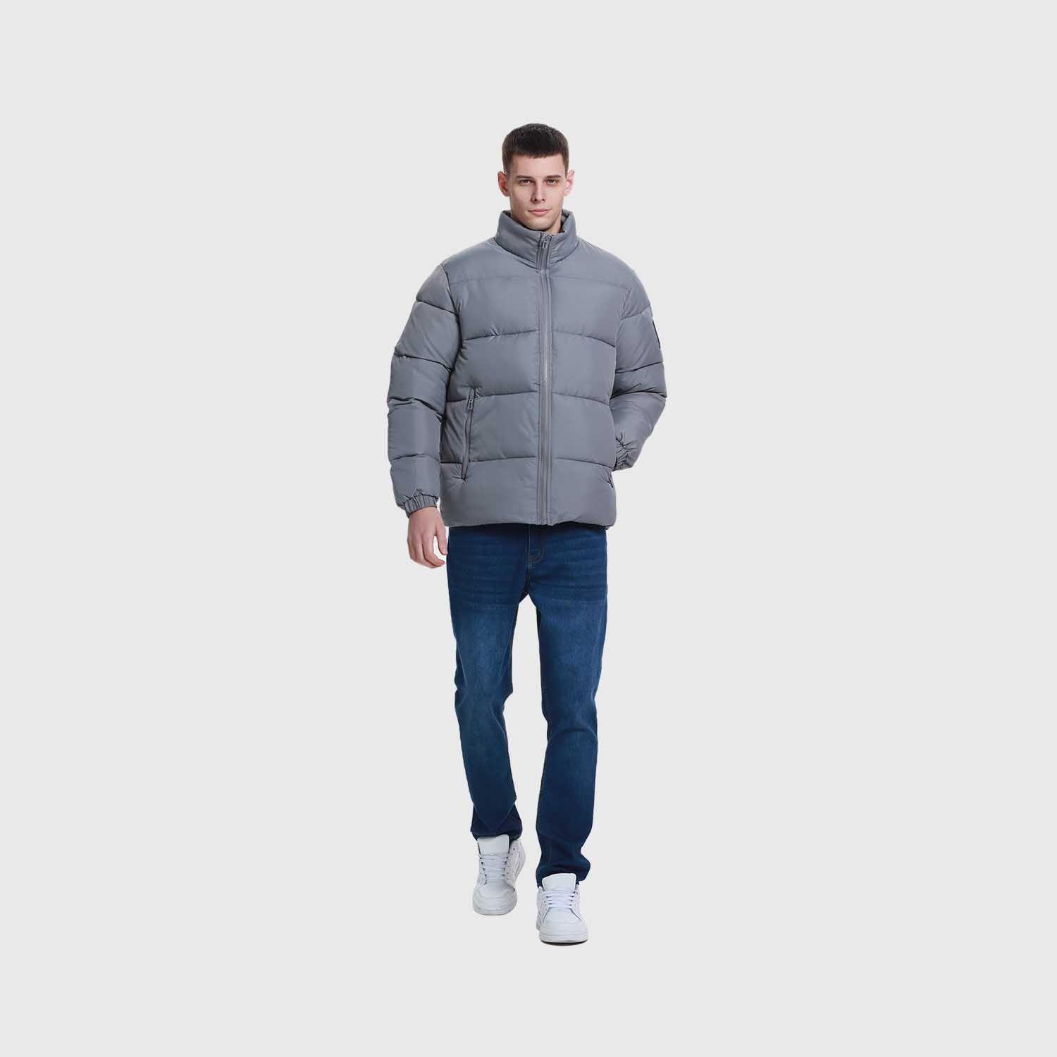 Parka Hombre Puffa Gris-3