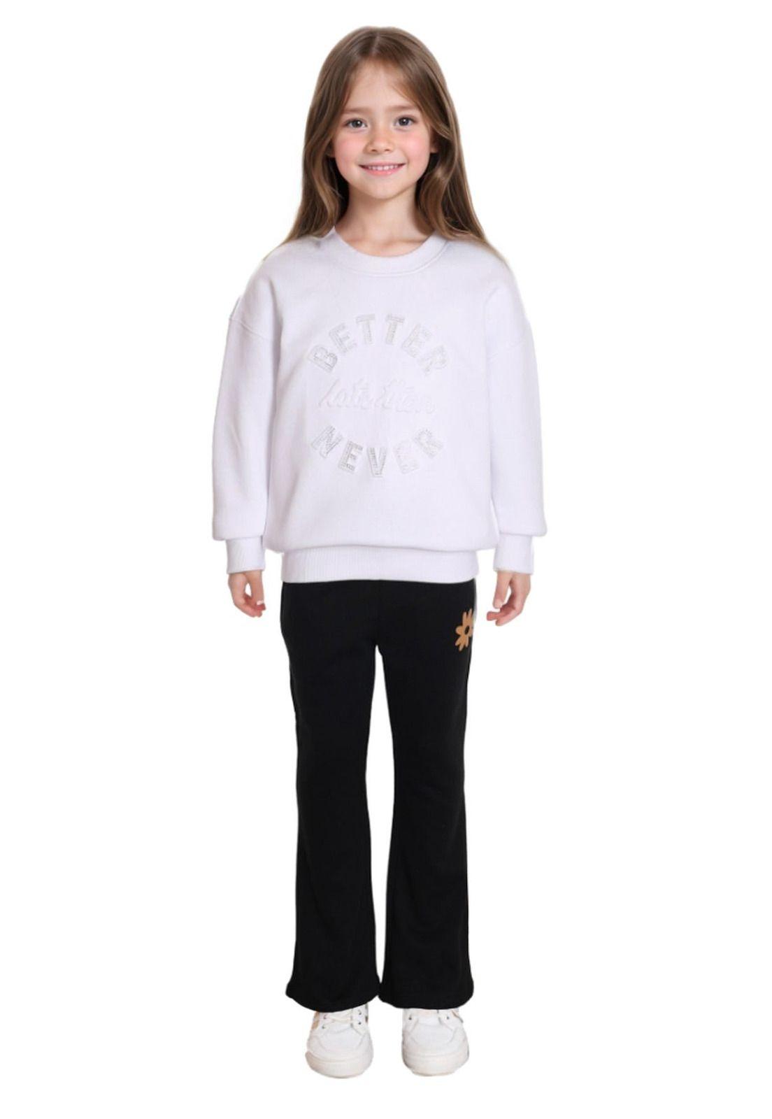 Polerón Niña Letras Crudo-2