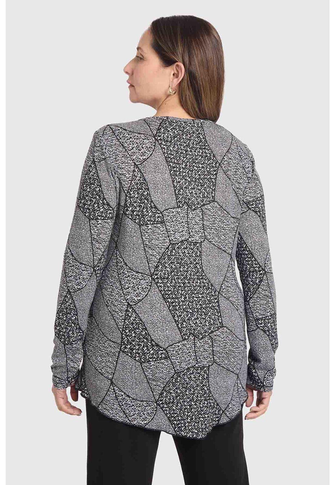 Sweater Mujer Cerrado Negro - lll-2