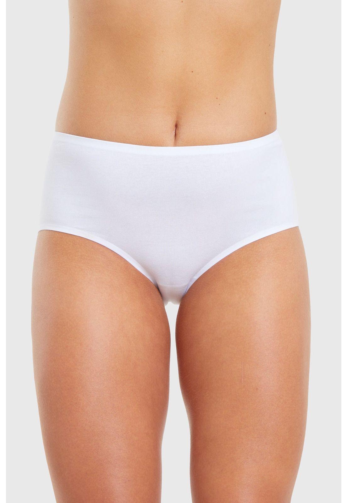 Calzón Mujer Pantaleta Bipack Tiro Alto Verde Claro-3