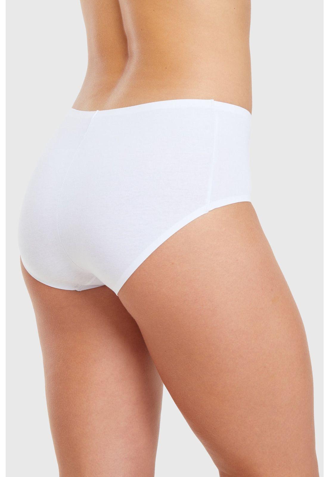 Calzón Mujer Pantaleta Bipack Tiro Alto Verde Claro-4