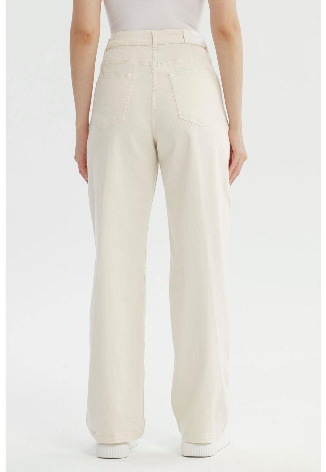 Jeans Mujer Calce Recto Crudo - ll-2