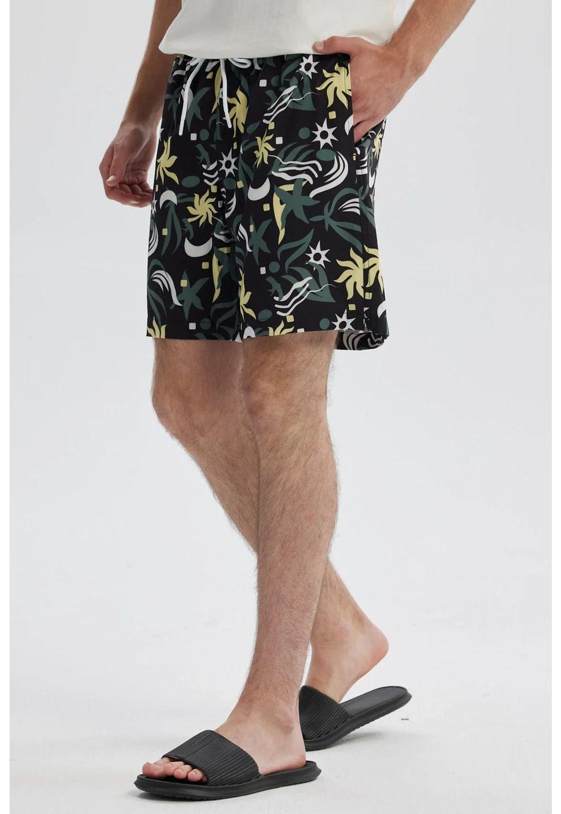 Short De Baño Hombre Full Rapport Negro - ll-1