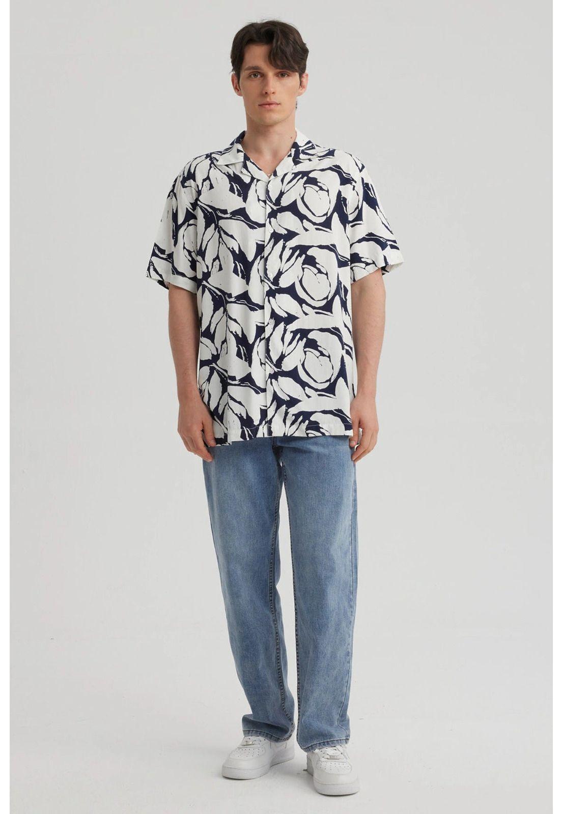 Camisa Hombre Rapport Azul - lV-1