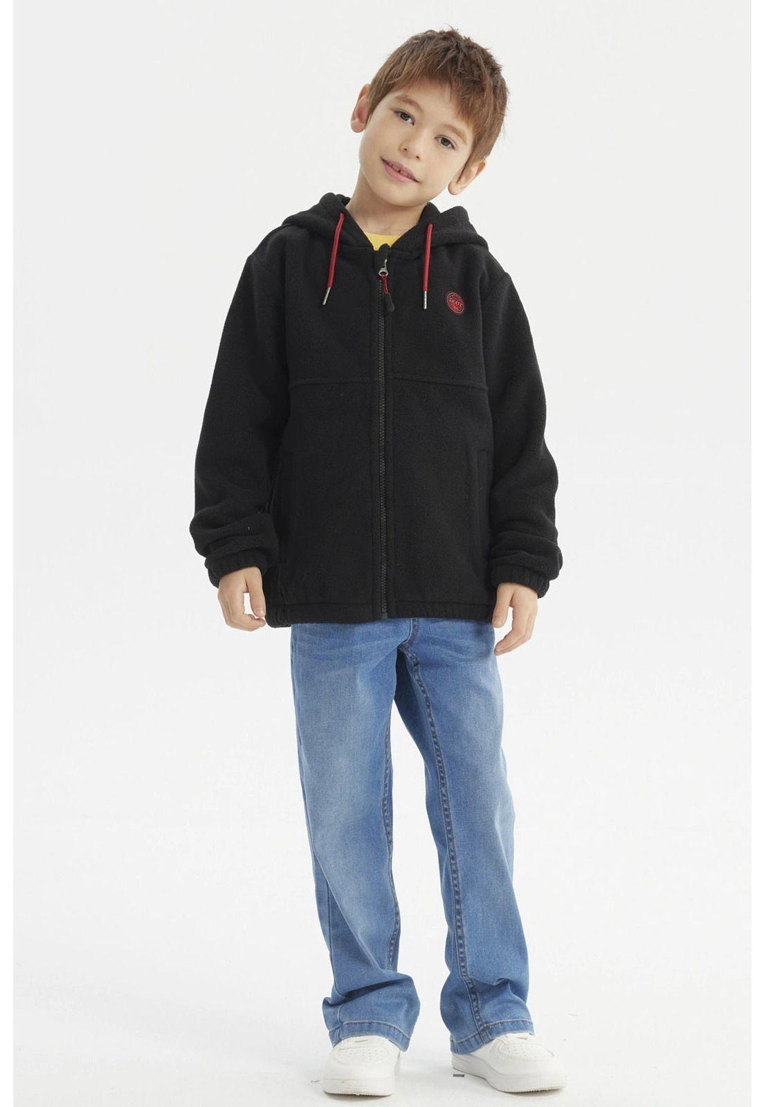 Polar Niño Básico Micropolar Negro-3