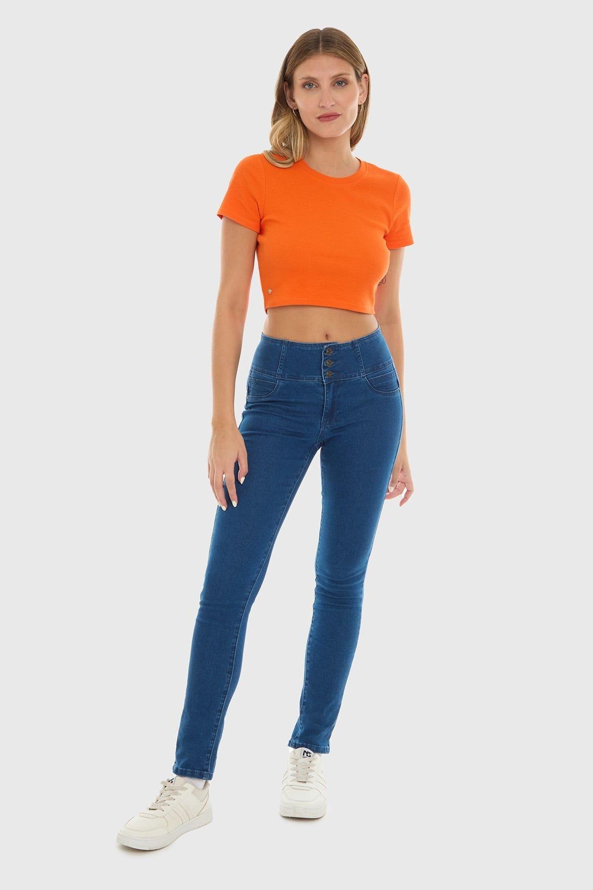 Jeans Mujer Castilla Skinny Azul-3