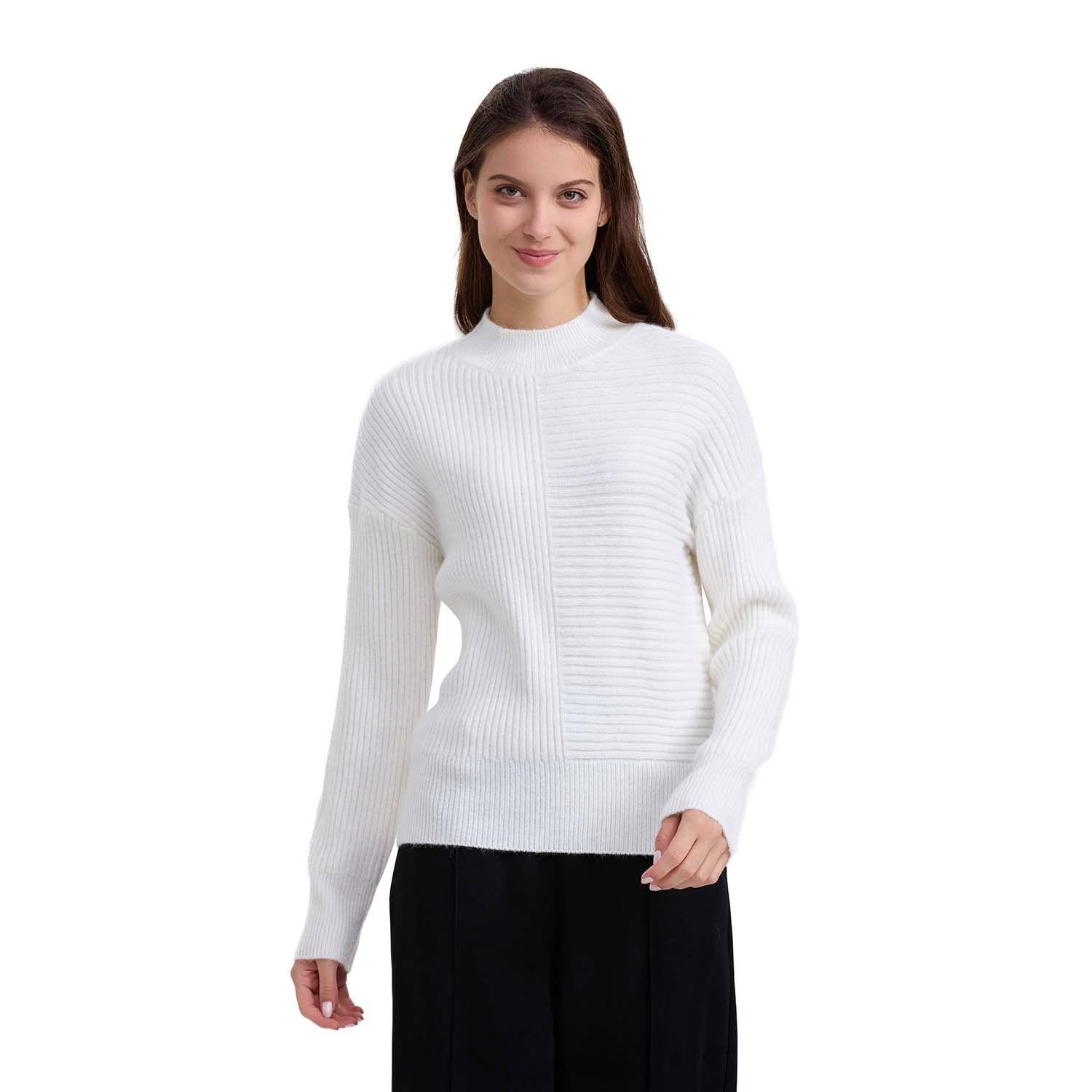 Sweater Mujer Chenille Crudo-0