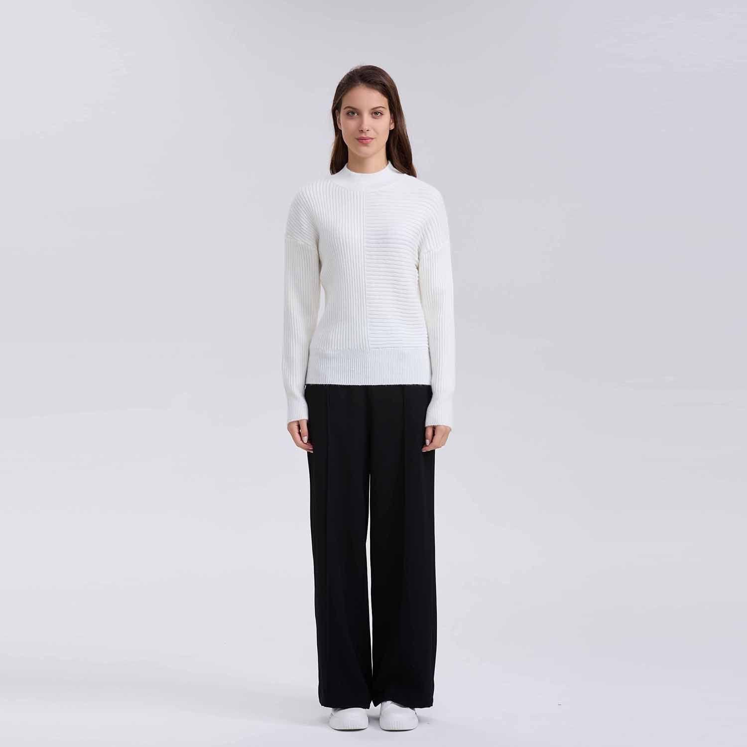 Sweater Mujer Chenille Crudo-3