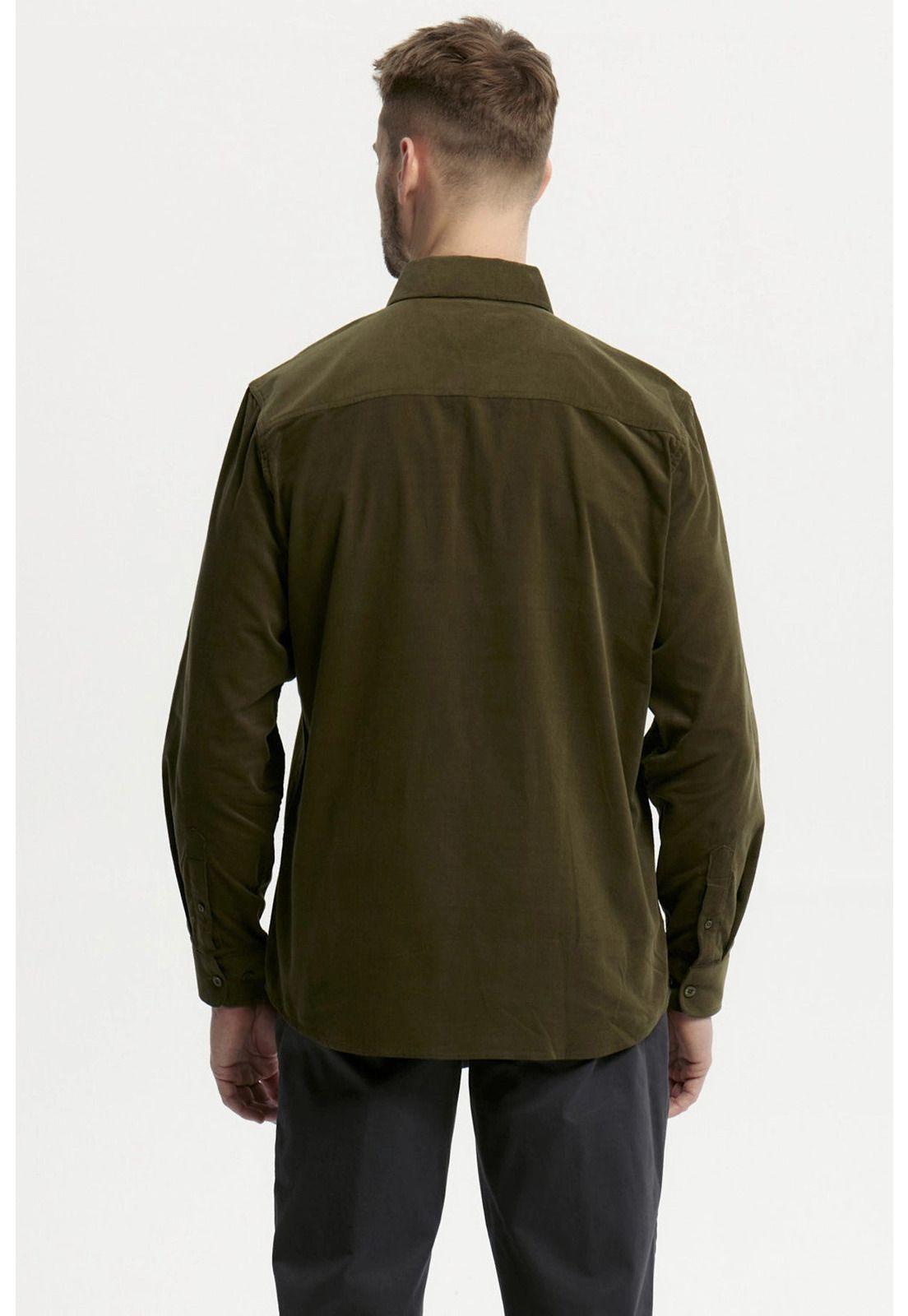 Camisa Hombre Slim Verde - ll-2