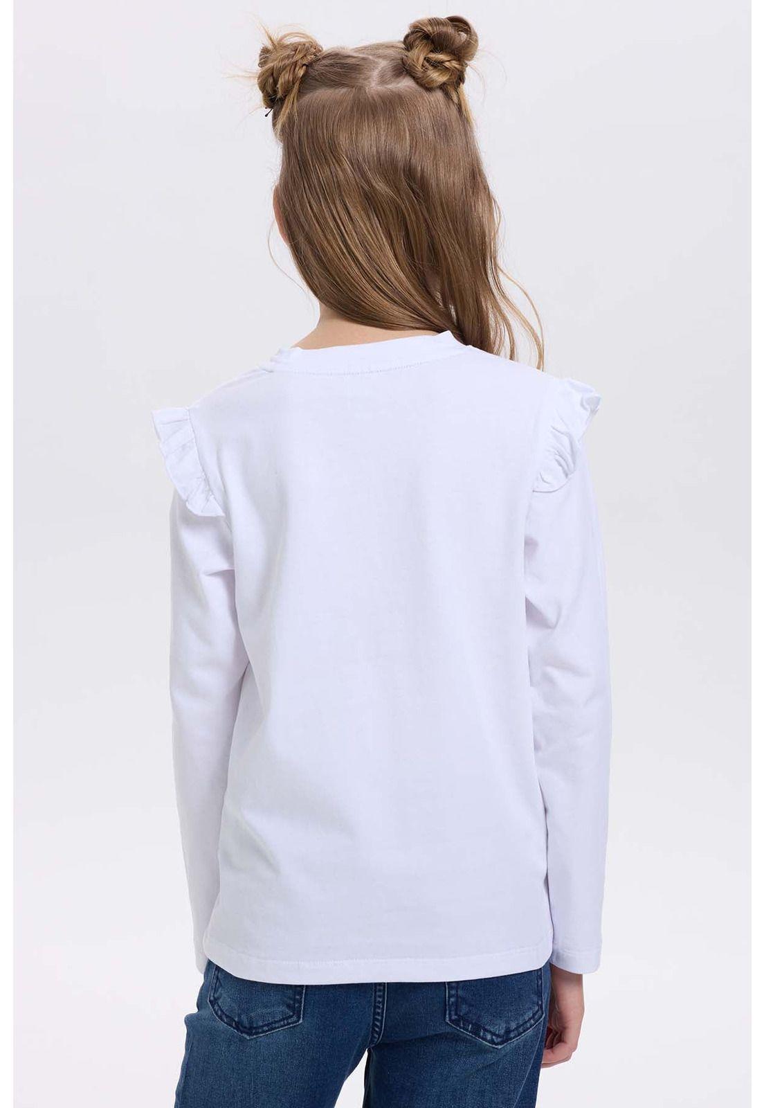 Polera Niña Print Posicional Blanco - ll-2