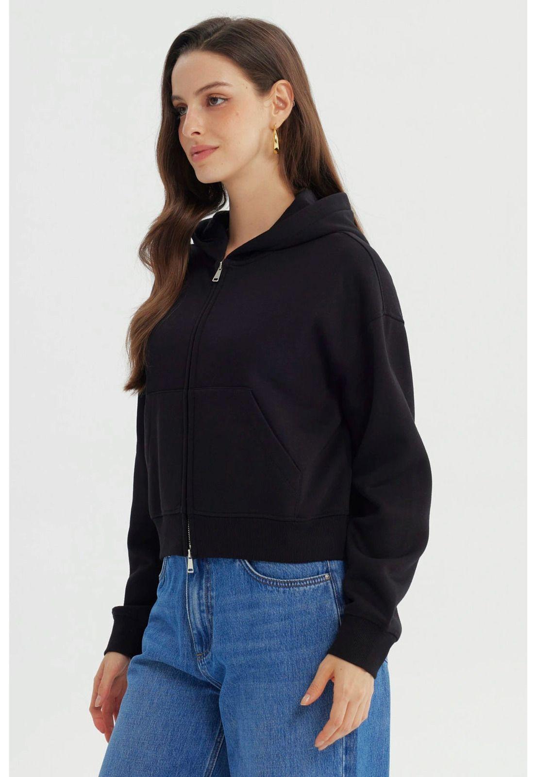 Polerón Mujer Classic Negro - lV-1