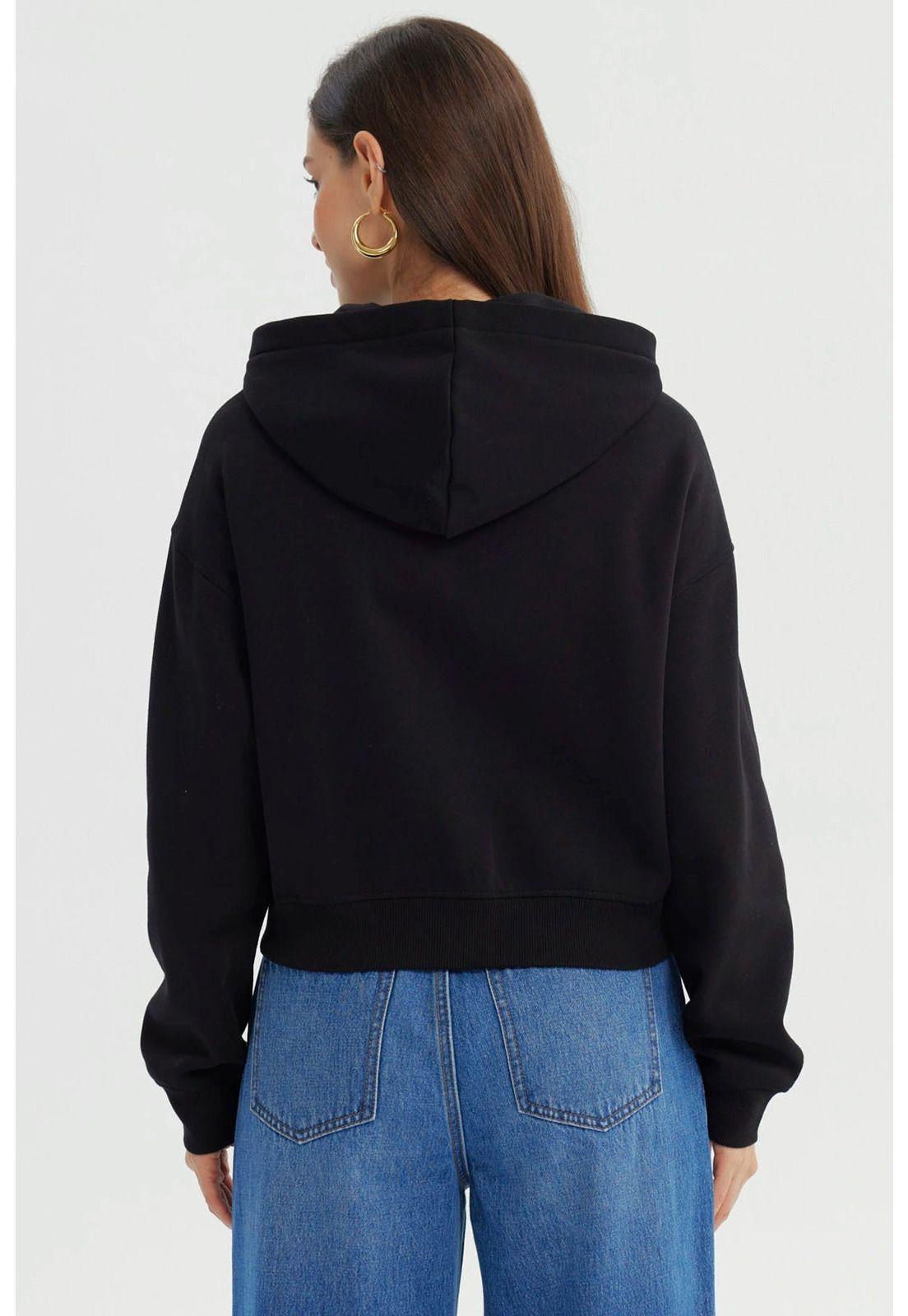 Polerón Mujer Classic Negro - lV-2
