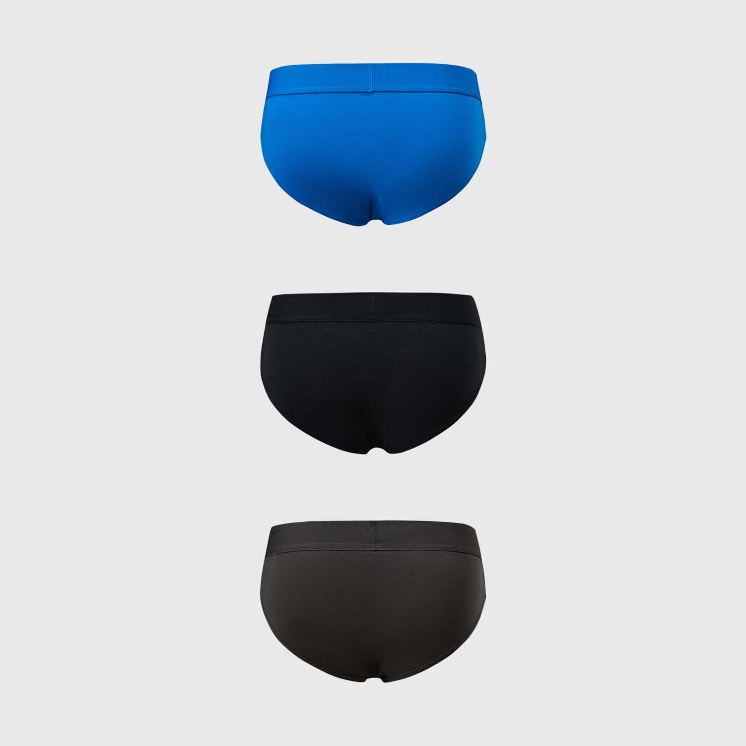 Boxer Hombre Tripack Liso Azul Marino I-1
