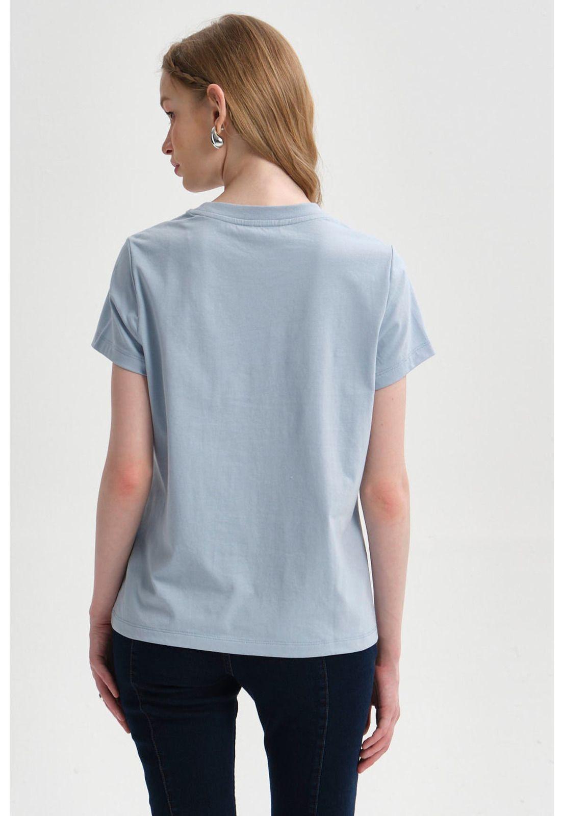 Polera Mujer Lisa Celeste-2