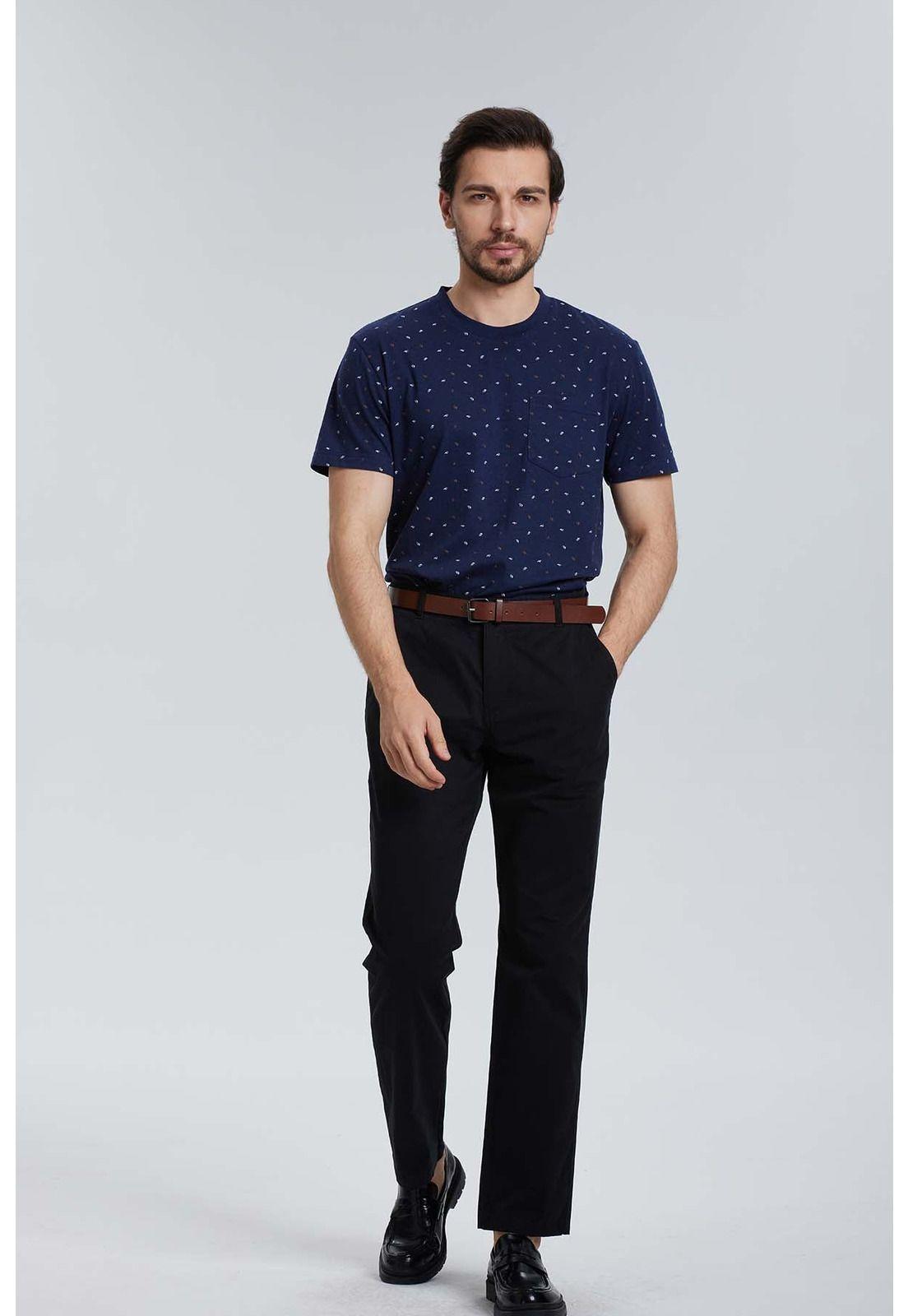 Pantalón Hombre Chino Cinturón Negro - lll-3