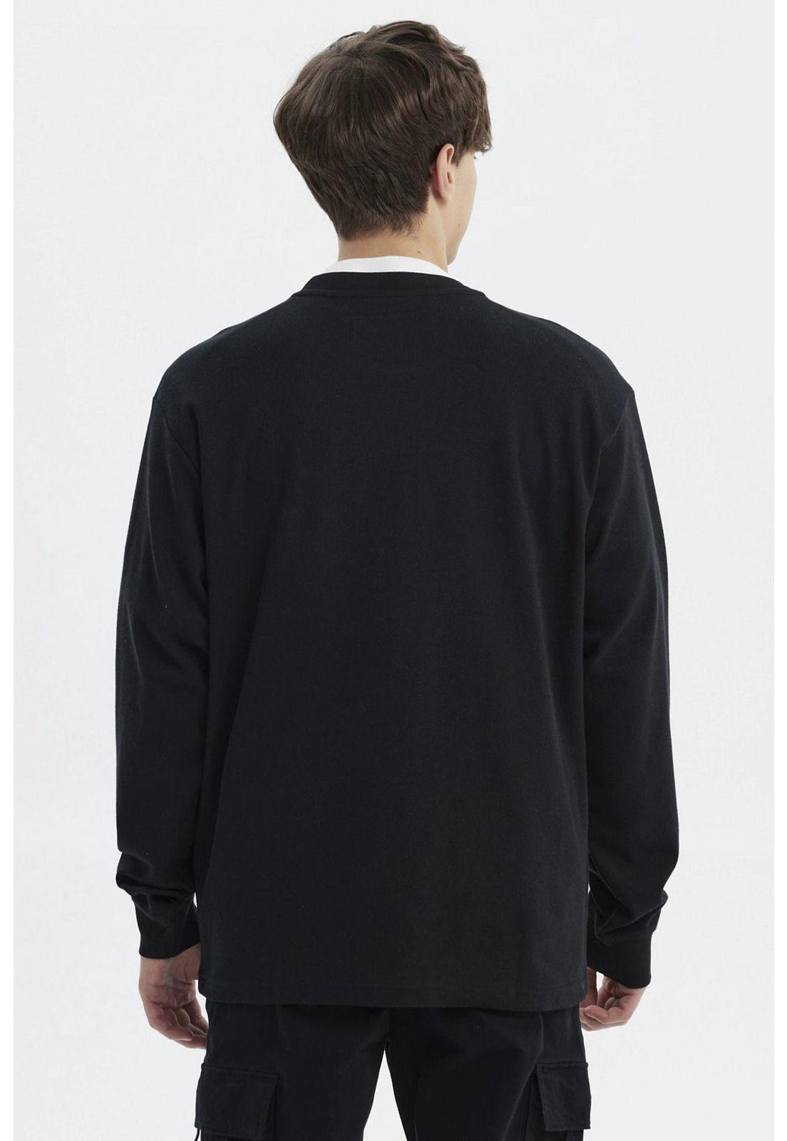 Polera Hombre Slim Negro - Xll-2