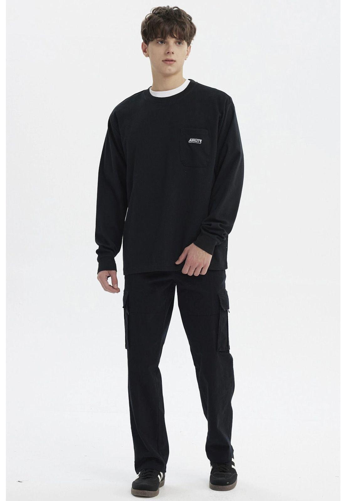 Polera Hombre Slim Negro - Xll-3