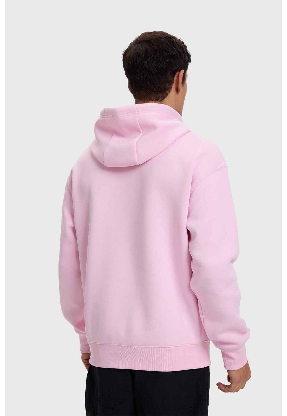 Polerón Hombre Hoodie Print Rosado-2